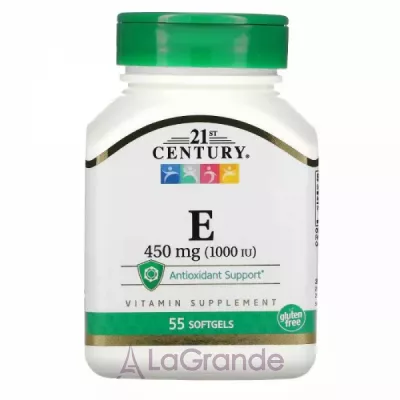 21st Century Vitamin E 450 mg (1000 IU) ĳ  