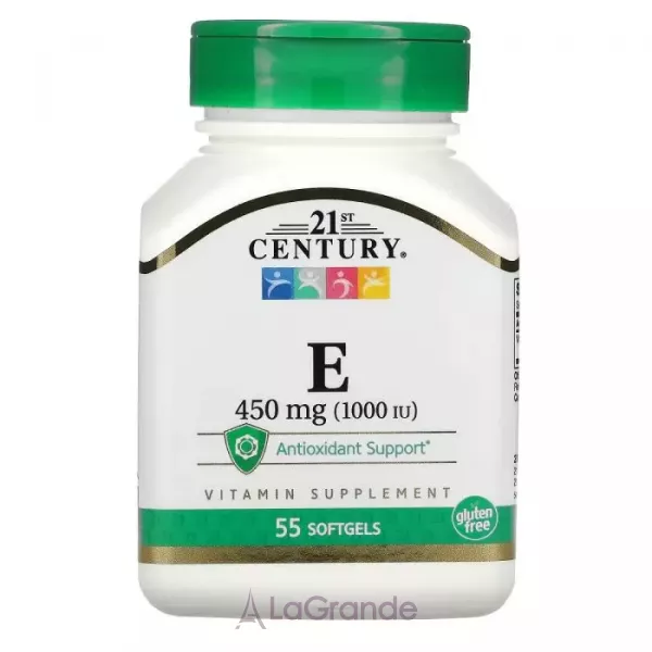21st Century Vitamin E 450 mg (1000 IU) ĳ������ ������� 