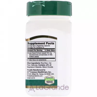 21st Century Grape Seed Extract   