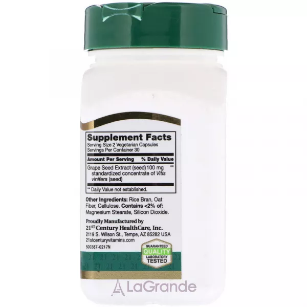21st Century Grape Seed Extract ĳ������ ������� 
