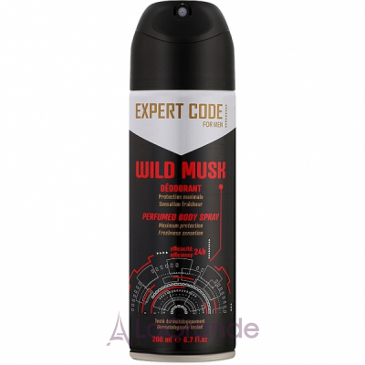 Expert Code For Men Deodorant Wild Musk   