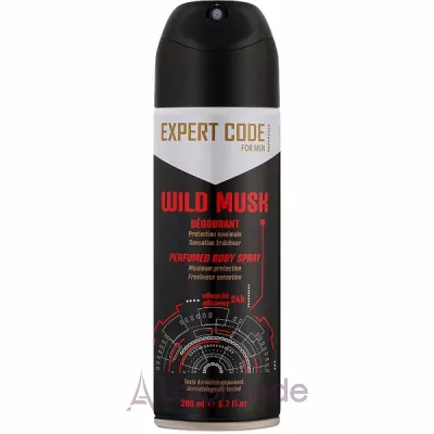 Expert Code For Men Deodorant Wild Musk   