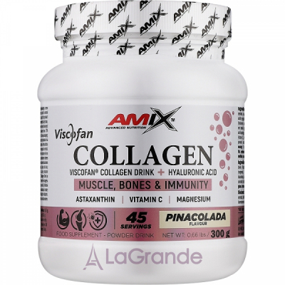Amix Viscofan Collagen Drink + Hyaluronic Acid Pinacolada  