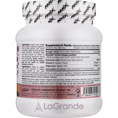 Amix Viscofan Collagen Drink + Hyaluronic Acid Vanilla  