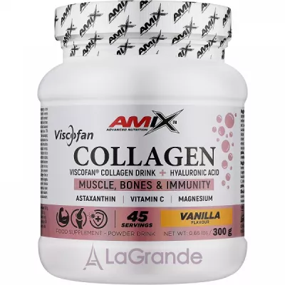 Amix Viscofan Collagen Drink + Hyaluronic Acid Vanilla  