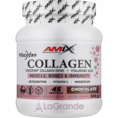 Amix Viscofan Collagen Drink + Hyaluronic Acid Chocolate  