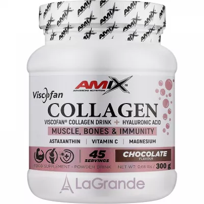 Amix Viscofan Collagen Drink + Hyaluronic Acid Chocolate  