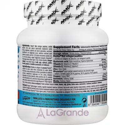 Amix Peptan Marine Collagen Drink + Hyaluronic Acid Tropical   