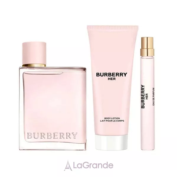 Burberry Her Eau de Parfum ���� (����������� ���� 100 �� + ����������� ���� 10 �� + ������� ��� ��� 75 ��)