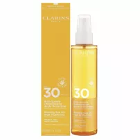 Clarins Glowing Sun Oil High Protection SPF 30 ������������ ��� ��� ��� SPF 30