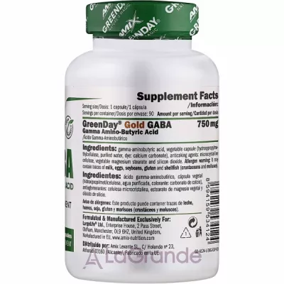 Amix GreenDay ProVegan Gold GABA 750 mg   