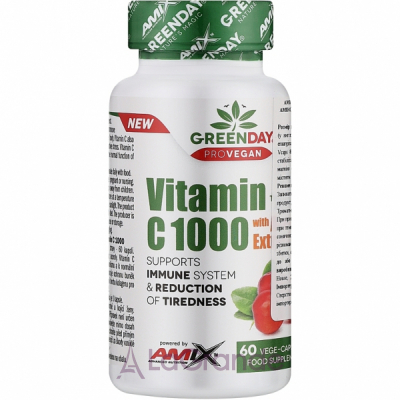 Amix GreenDay ProVegan Vitamin C 1000 mg With Acerola Extract   