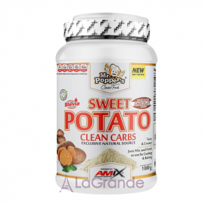 Amix Mr.Poppers Sweet Potato Clean Carbs Chocolate    ( ),   