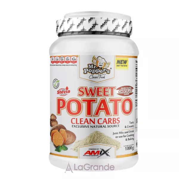 Amix Mr.Poppers Sweet Potato Clean Carbs Chocolate ������� ������� �������� (������� ��������), �� ������ ��������