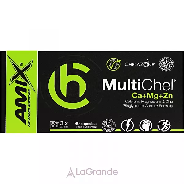 Amix MultiChel Ca+Mg+Zn Bisglycinate Chelate ������� ������� 