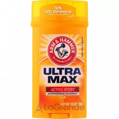 Arm & Hammer Ultra Max Antiperspirant Deodorant Active Sport     