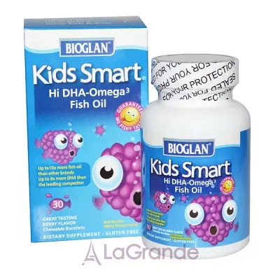 Bioglan Kids Smart Hi DHA-Omega-3 Fish Oil ĳ    