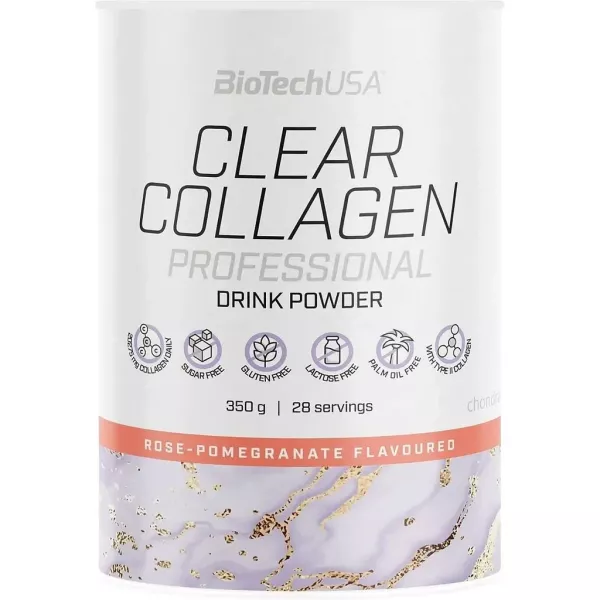 Biotech USA Clear Collagen Professional Drink Powder Rose-Pomegranate ������� ������� ��� �������� � ������ 
