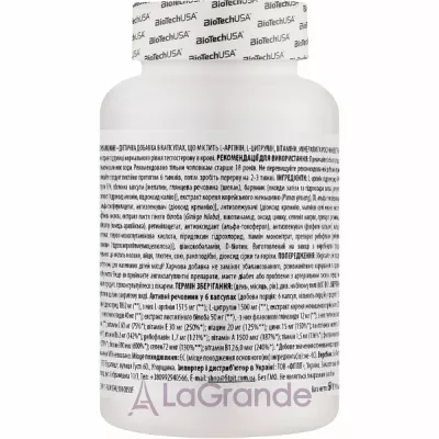Biotech USA Mens Arginine iai-   