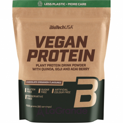 BioTech USA Vegan Protein hocolate-innamon   