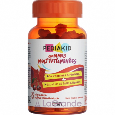 Pediakid Gommes Multivitaminees    ,   