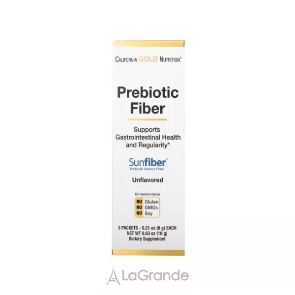 California Gold Nutrition Prebiotic Fiber Unflavored �������������� ��������� (3 �������� �� 6 �)