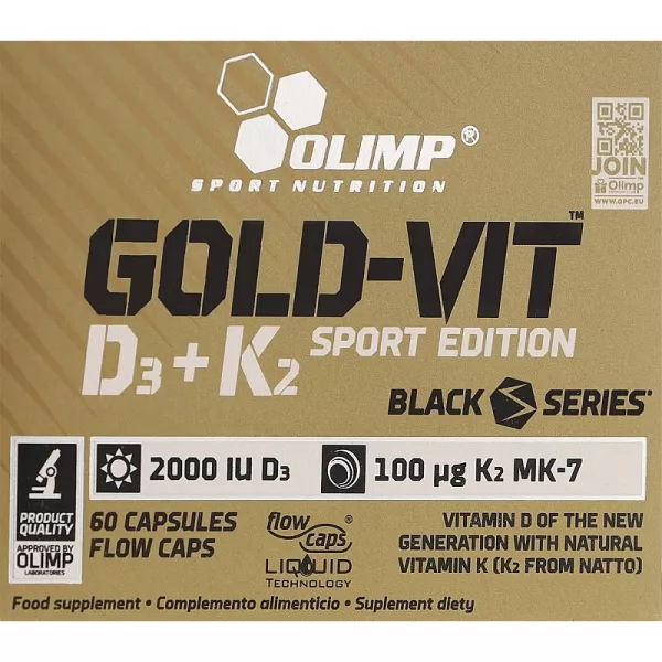 Olimp Gold-Vit D3+K2 Sport Edition 2000 IU/100 mcg ������� ������� 