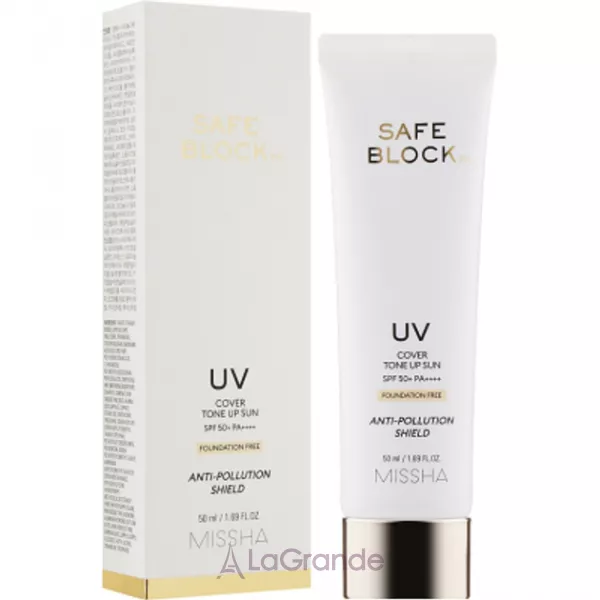 Missha Safe Block RX Cover Tone Up Sun SPF50+ PA++++ ������������� ����-������ �� �����