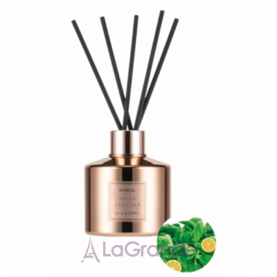 Kundal Gold Limited Edition Perfume Diffuser in Basil and Citrus ������������� ��� ���� 