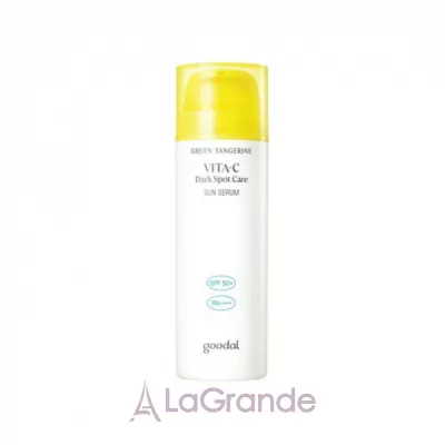 Goodal Green Tangerine Vita-C Dark Spot Care Sun Serum, SPF 50+ PA++++       C