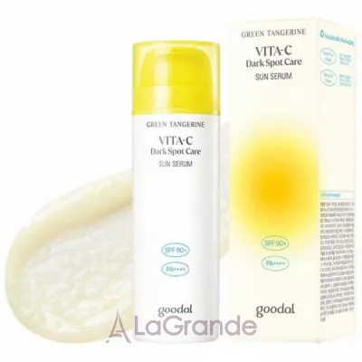 Goodal Green Tangerine Vita-C Dark Spot Care Sun Serum, SPF 50+ PA++++       C