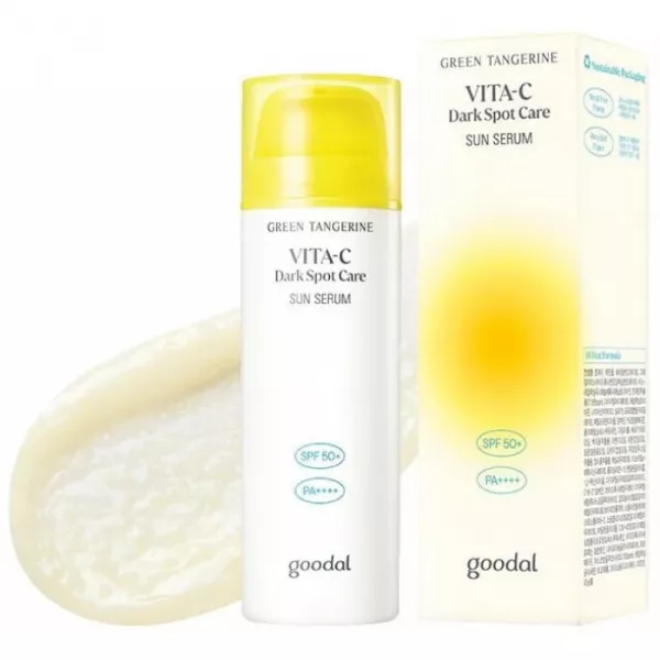 Goodal Green Tangerine Vita-C Dark Spot Care Sun Serum, SPF 50+ PA++++ �������������� ��������� ��� ���� � ��������� C