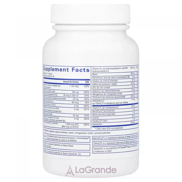 Pure Encapsulations PureGenomics Multivitamin ������������ �� ������� ��� �������� �������� ������� �� ����������