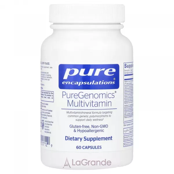 Pure Encapsulations PureGenomics Multivitamin ������������ �� ������� ��� �������� �������� ������� �� ����������