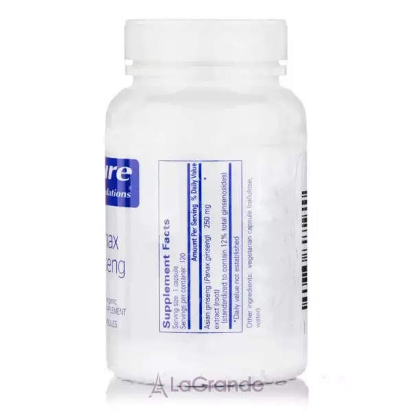 Pure Encapsulations Panax Ginseng ����������� ������� 