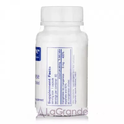 Pure Encapsulations Manganese (Aspartate/Citrate) ĳ  