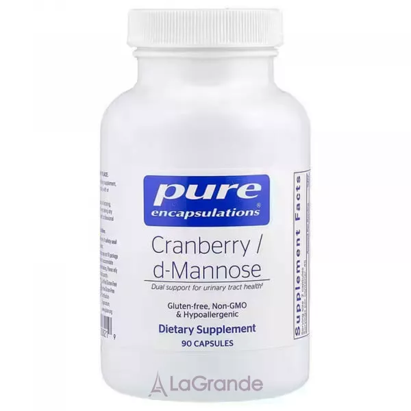 Pure Encapsulations Cranberry / D-Mannose ����������� ������� ��� �������� ������������� ����� 