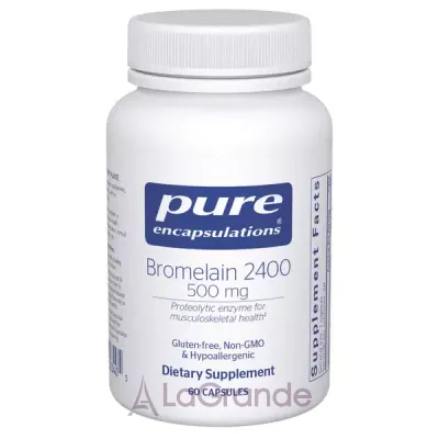 Pure Encapsulations Bromelain 2400 500 mg ĳ  
