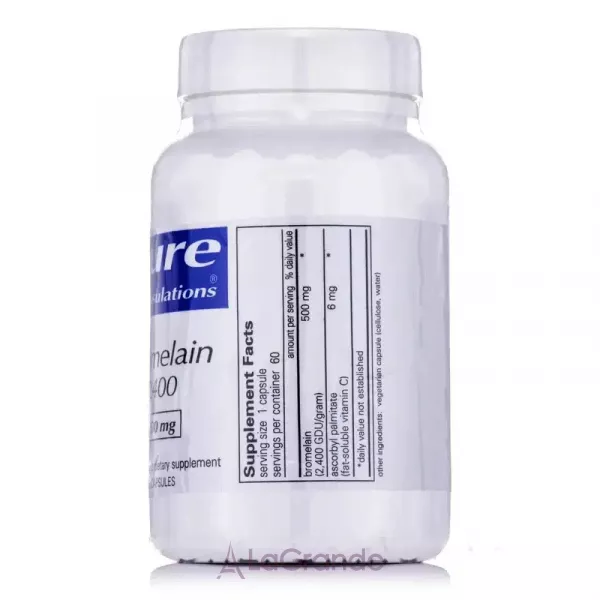 Pure Encapsulations Bromelain 2400 500 mg ����������� ������� 