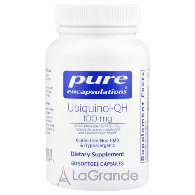 Pure Encapsulations Ubiquinol-QH 100 mg   