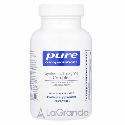 Pure Encapsulations Systemic Enzyme Complex    , ,   '