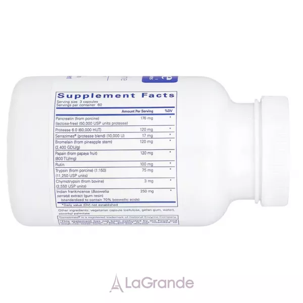 Pure Encapsulations Systemic Enzyme Complex �������� ��������� ��� ��������, ������, ������ � ����