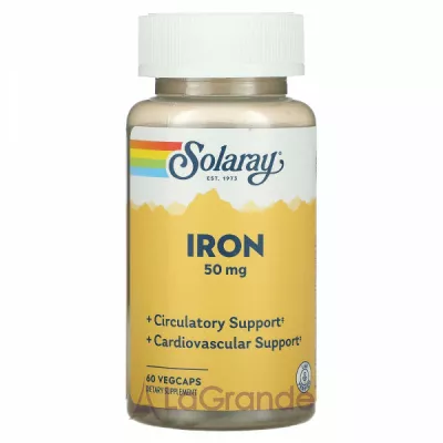 Solaray Iron 50 mg   