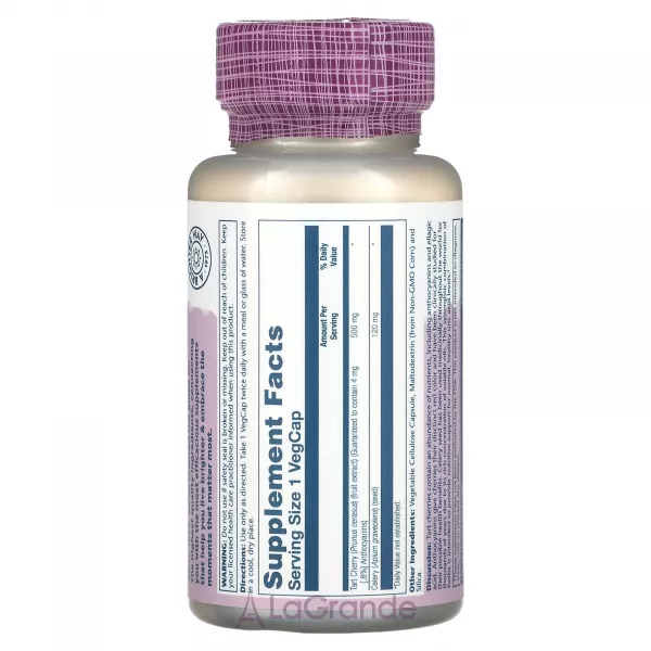 Solaray Tart Cherry Celery Seed 620 mg ����������� ������� 
