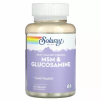 Solaray MSM & Glucosamine ����������� ������� "������������������� � ����������" ��� ����������� �������� ��������, ������ � �������������� �����