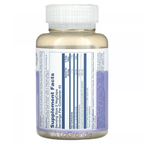 Solaray MSM & Glucosamine ����������� ������� 