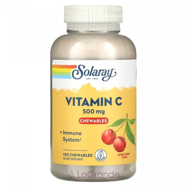 Solaray Vitamin C 500 mg Chewable ����������� ������� 