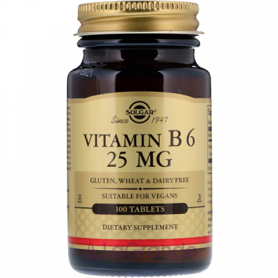 Solgar Vitamin B6 25 mg ĳ  