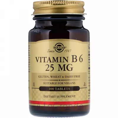 Solgar Vitamin B6 25 mg ĳ  