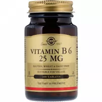 Solgar Vitamin B6 25 mg ĳ������ ������� "³���� �6", 25 ��